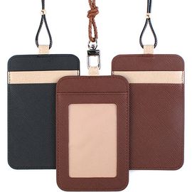 [WOOSUNG] Dokdo Saffiano necklace type card holder card holder natural leather storing pocket wallet-Made in Korea